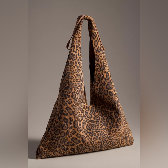NWOT Dolce Vita Leopard Print Hobo Bag - Picture 2 of 6